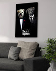 'The Dogfathers' Personalized 2 Pet Canvas