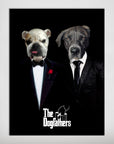 'The Dogfathers' Personalized 2 Pet Poster