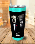Vaso personalizado para 2 mascotas 'The Dogfathers'