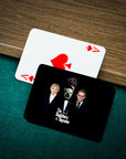 'The Dogfathers & Dogmother' Personalized 4 Pet Playing Cards