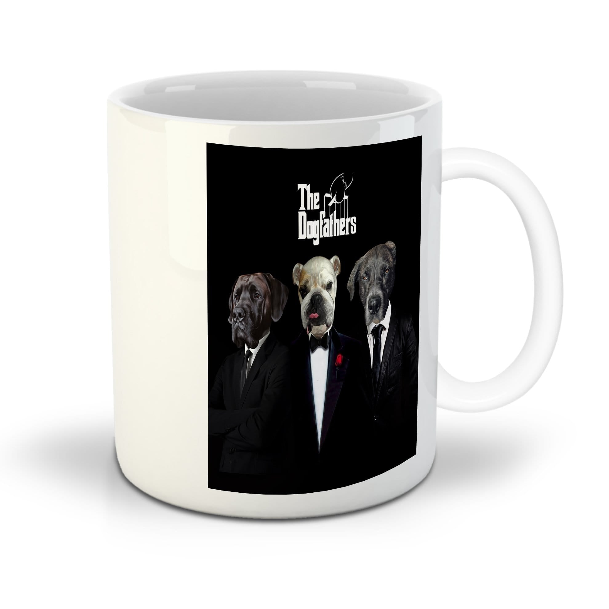 &#39;The Dogfathers&#39; Personalized 3 Pet Mug