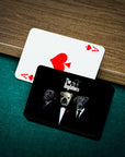 'The Dogfathers' Personalized 3 Pet Playing Cards