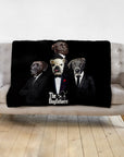 'The Dogfathers' Personalized 4 Pet Blanket