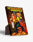 'The Doggies' Personalized 4 Pet Standing Canvas