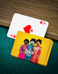 'The Doggo Beatles' Personalized 3 Pet Playing Cards