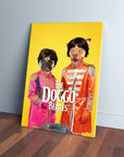 Lienzo personalizado con 2 mascotas 'The Doggo Beatles'