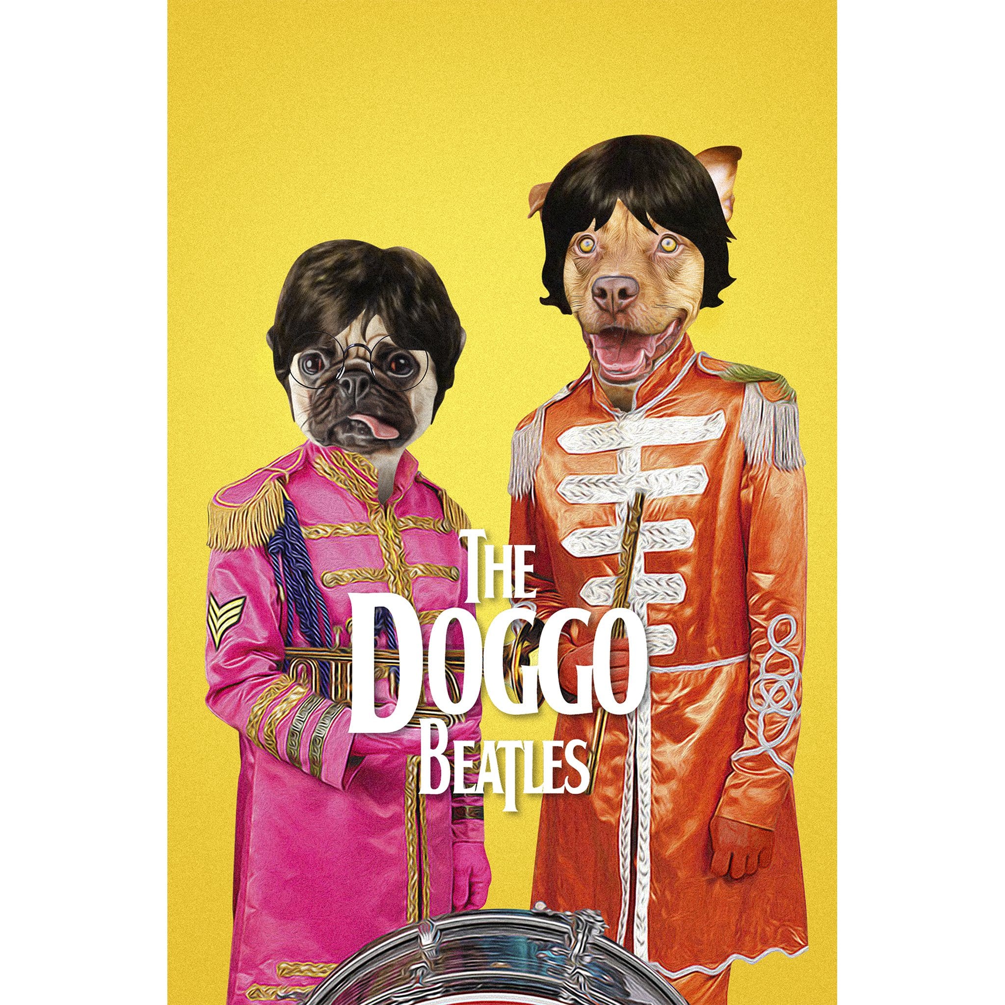 'The Doggo Beatles' Digital Portrait