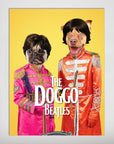 Póster personalizado con 2 mascotas 'The Doggo Beatles'