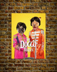 Póster personalizado con 2 mascotas 'The Doggo Beatles'