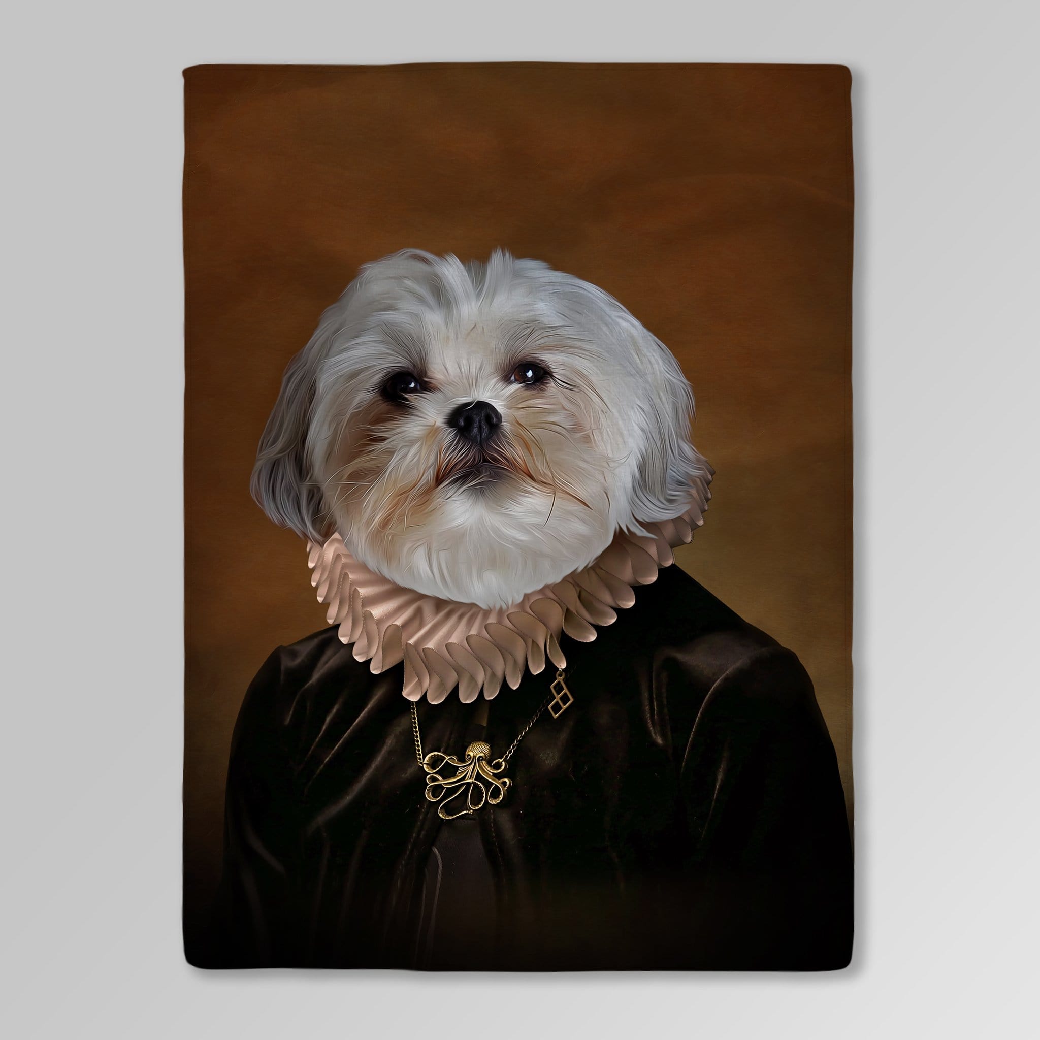 &#39;The Duchess&#39; Personalized Pet Blanket