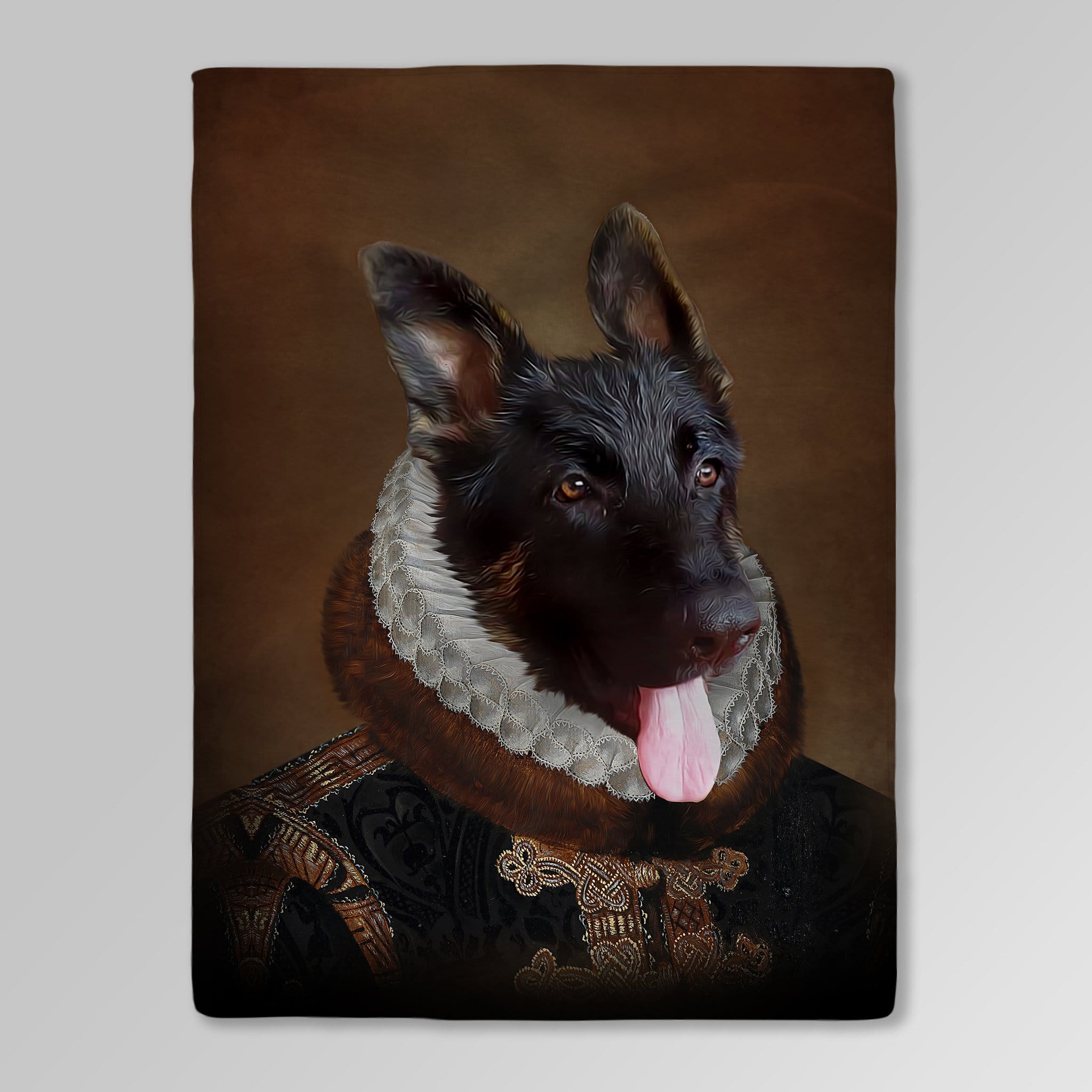 &#39;The Duke&#39; Personalized Pet Blanket