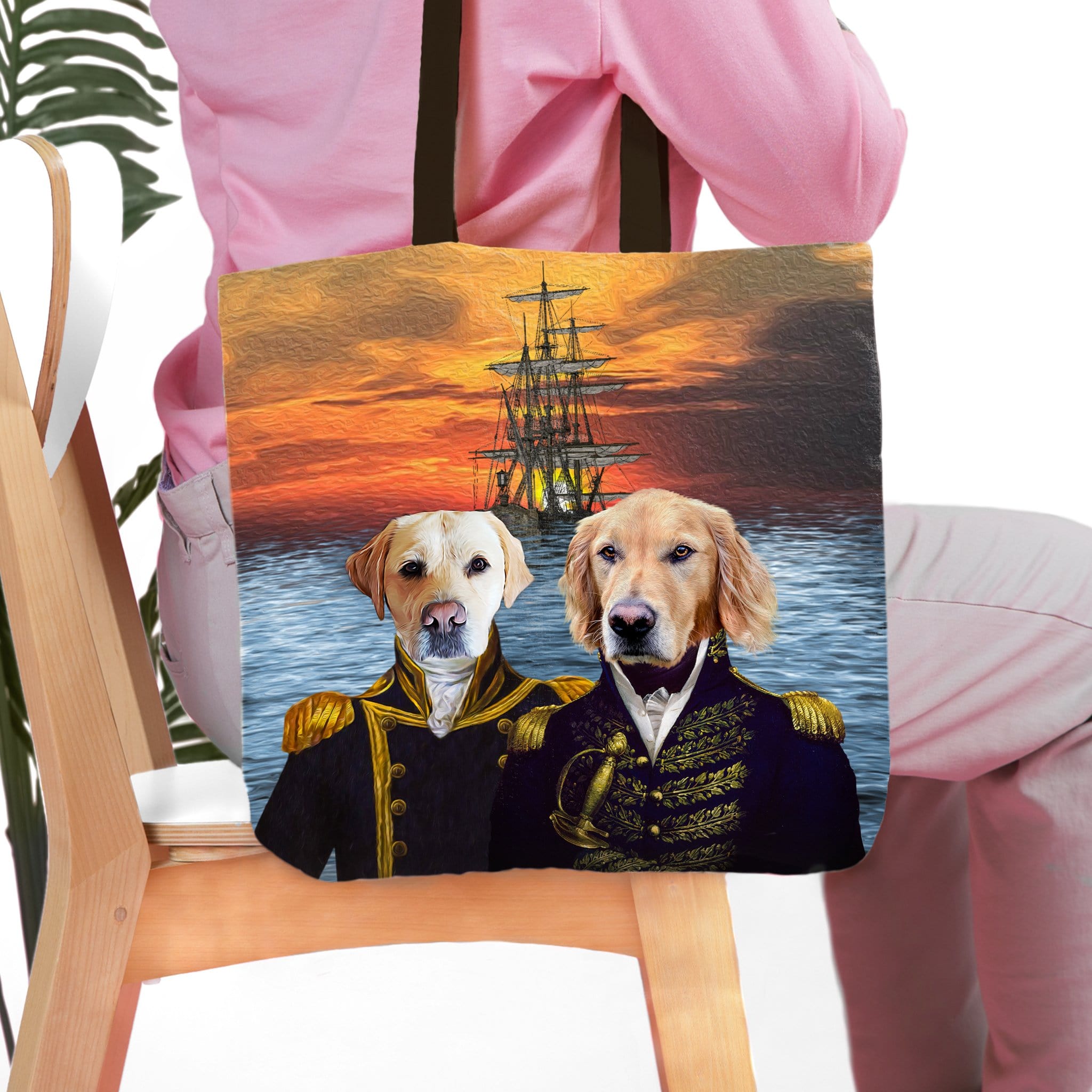&#39;The Explorers&#39; Personalized 2 Pet Tote Bag