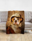 'The Feathered Dame' Personalized Pet Blanket