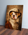 'The Feathered Dame' Personalized Pet Canvas