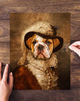 'The Feathered Dame' Personalized Pet Puzzle