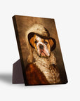 'The Feathered Dame' Personalized Pet Standing Canvas