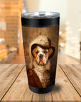 'The Feathered Dame' Personalized Tumbler