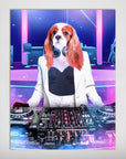 'The Female DJ' Personalized Pet Poster