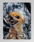 'The Fierce Wolf' Personalized Pet Blanket