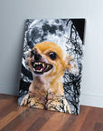 'The Fierce Wolf' Personalized Pet Canvas
