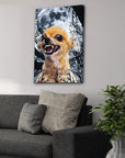 'The Fierce Wolf' Personalized Pet Canvas