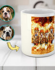 'The Firefighters' Personalized 4 Pet Mug