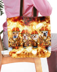 'The Firefighters' Personalized 4 Pet Tote Bag