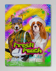 Manta personalizada para 2 mascotas 'The Fresh Pooch'