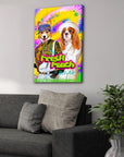 'The Fresh Pooch' Personalized 2 Pet Canvas