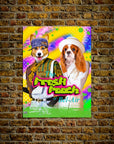 'The Fresh Pooch' Personalized 2 Pet Poster