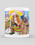 Taza personalizada con 3 mascotas 'The Fresh Pooch'
