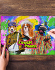 'The Fresh Pooch' Personalized 3 Pet Puzzle