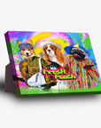 'The Fresh Pooch' Personalized 3 Pet Standing Canvas