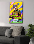 'The Fresh Pooch' Personalized Pet Canvas