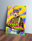 Lienzo personalizado para mascotas 'The Fresh Pooch'