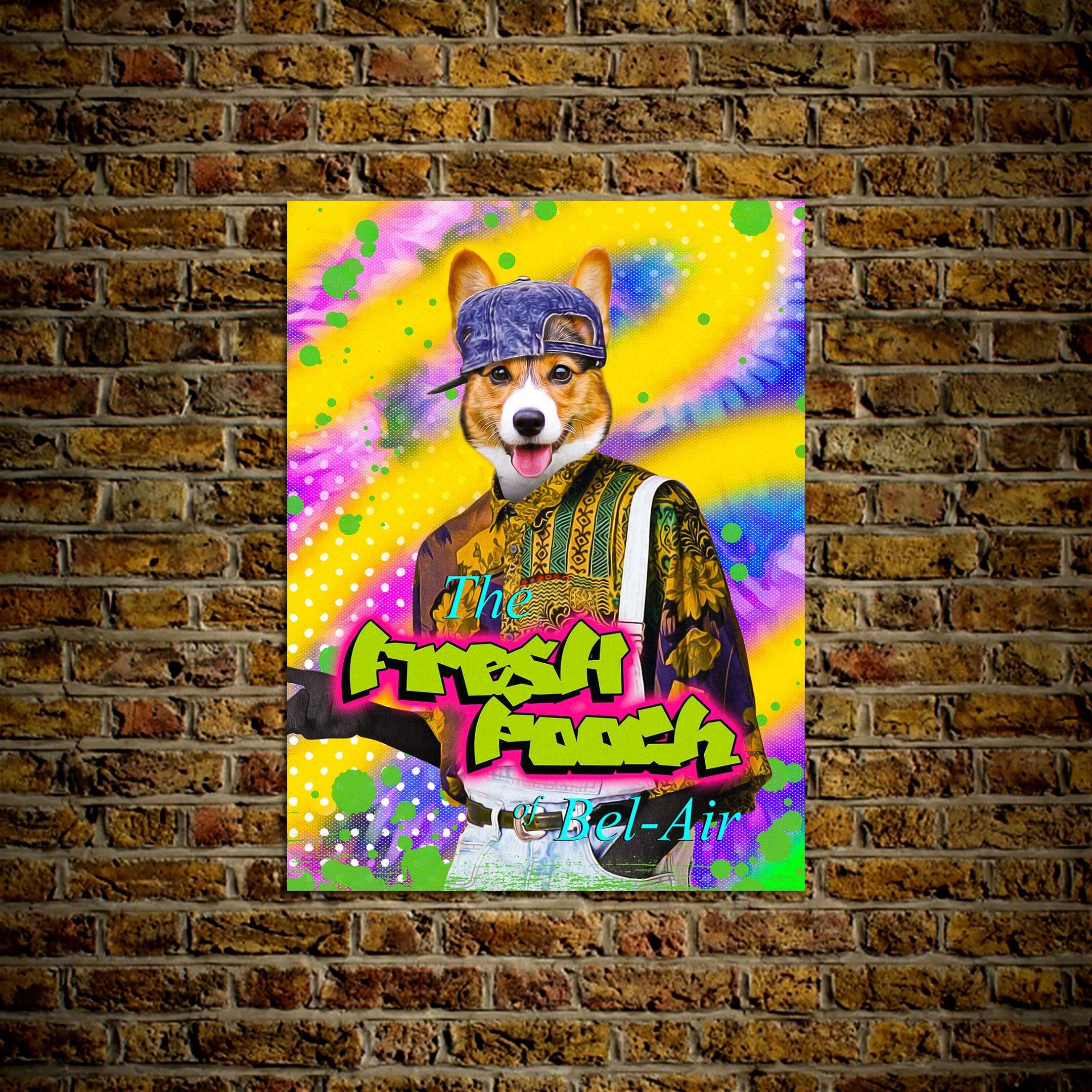 Póster personalizado para mascotas &#39;The Fresh Pooch&#39;