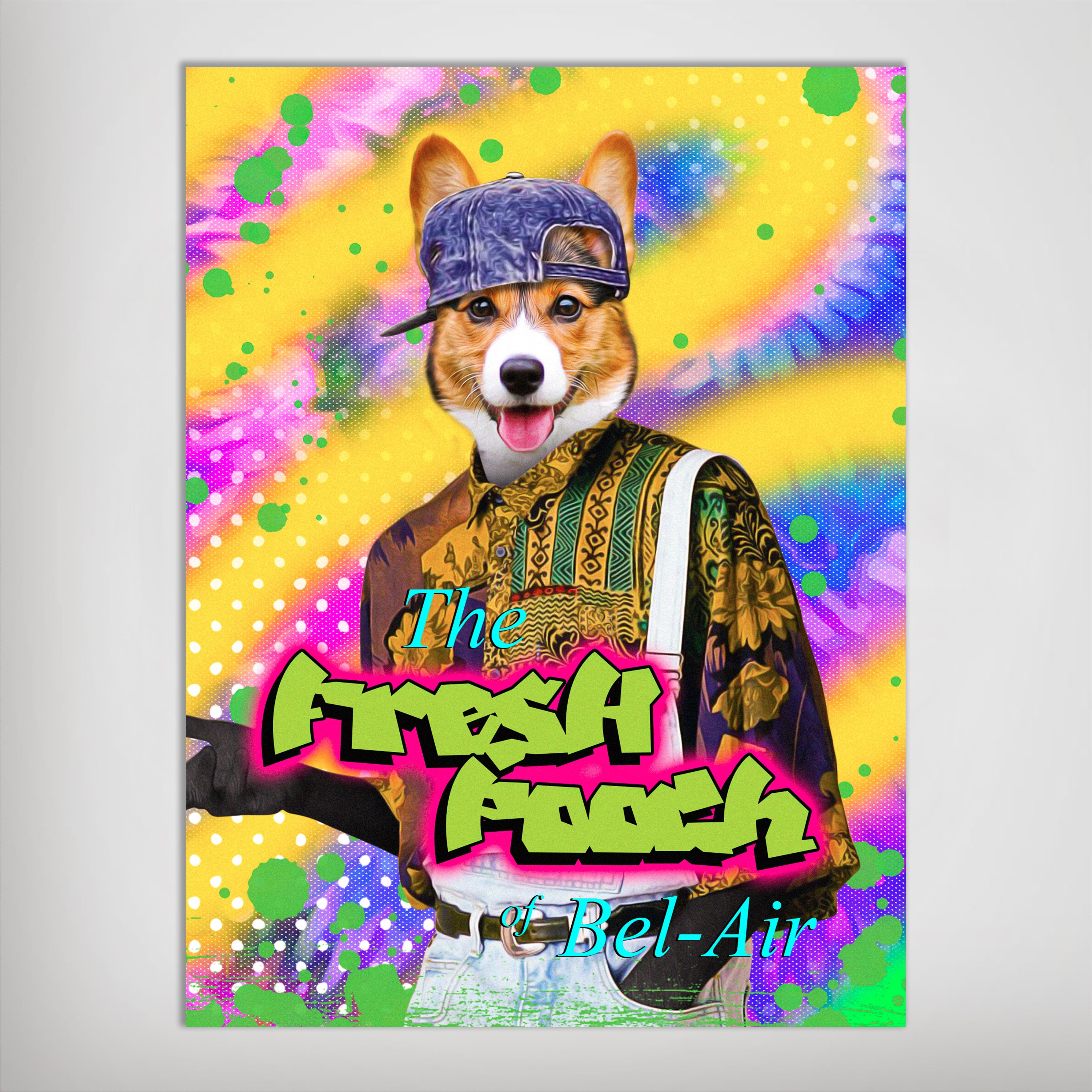 &#39;The Fresh Pooch&#39; Personalized Pet Poster