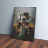 The General: Personalized Dog Canvas