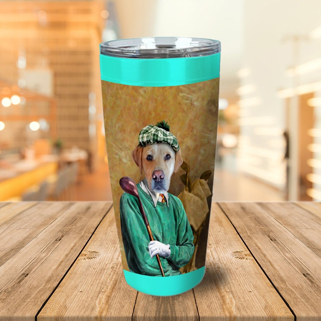 &#39;The Golfer&#39; Personalized Tumbler