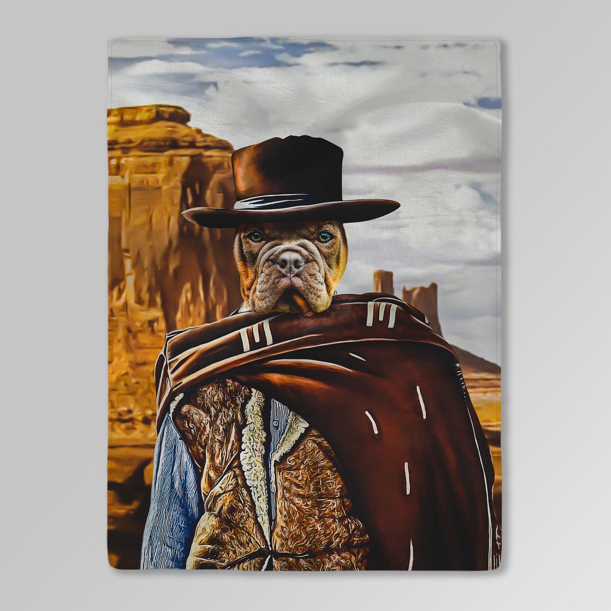 'The Good the Bad and the Fury' Personalized Pet Blanket