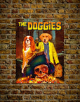 'The Doggies' Personalized 2 Pet Poster