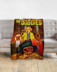 'The Doggies' Personalized 3 Pet Blanket