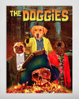 'The Doggies' Personalized 3 Pet Poster