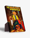 'The Doggies' Personalized 3 Pet Standing Canvas