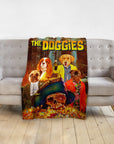 'The Doggies' Personalized 4 Pet Blanket