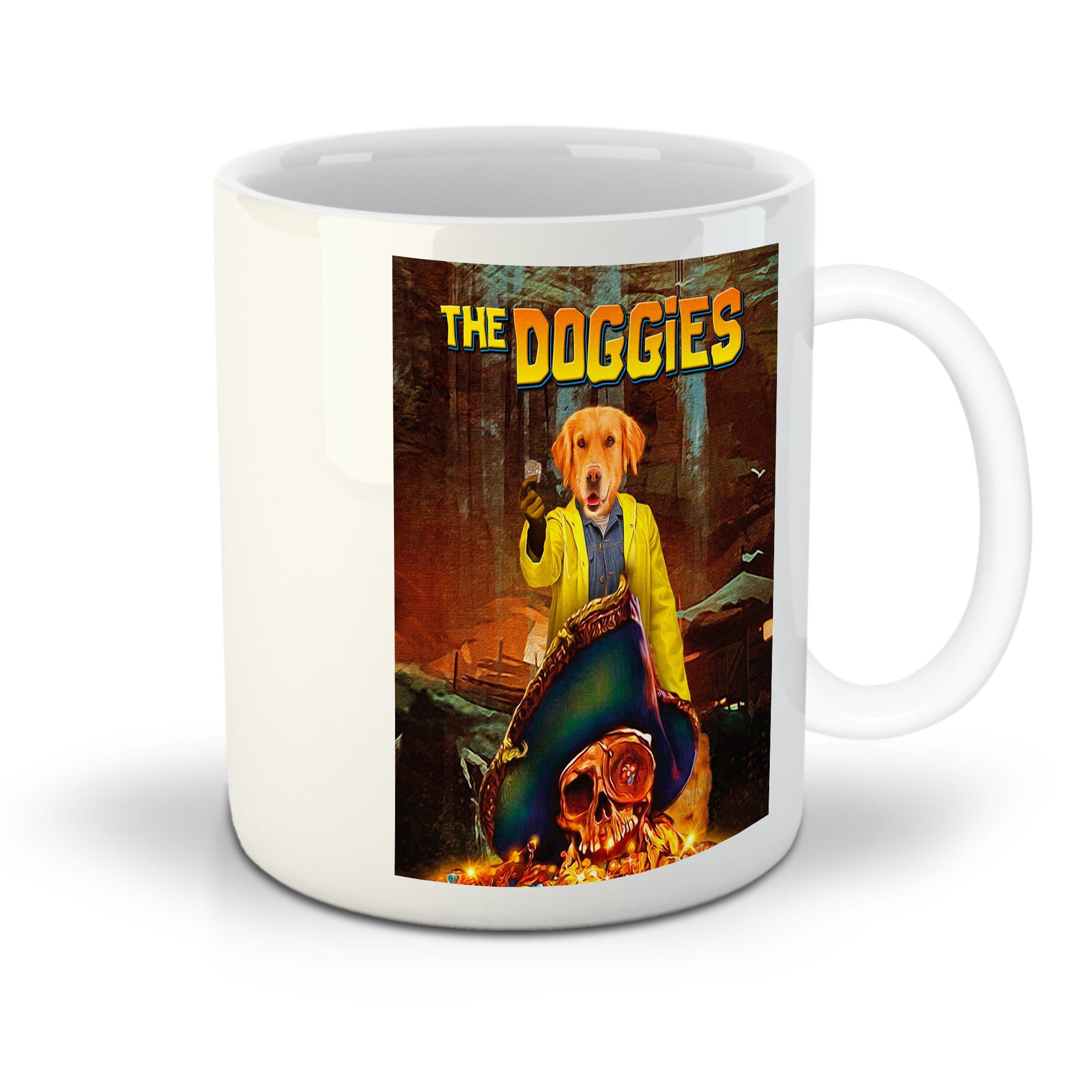 &#39;The Doggies&#39; Personalized Pet Mug
