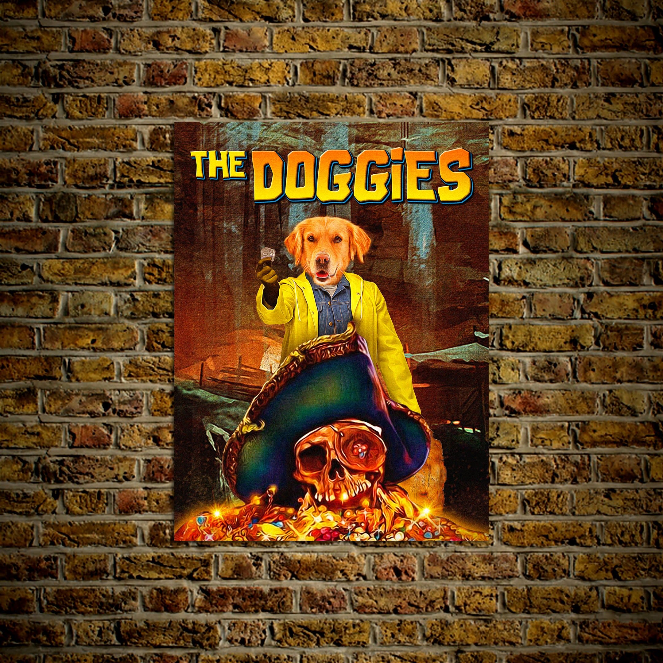 &#39;The Doggies&#39; Personalized Pet Poster