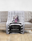 'The Guilty Doggo' Personalized Pet Blanket