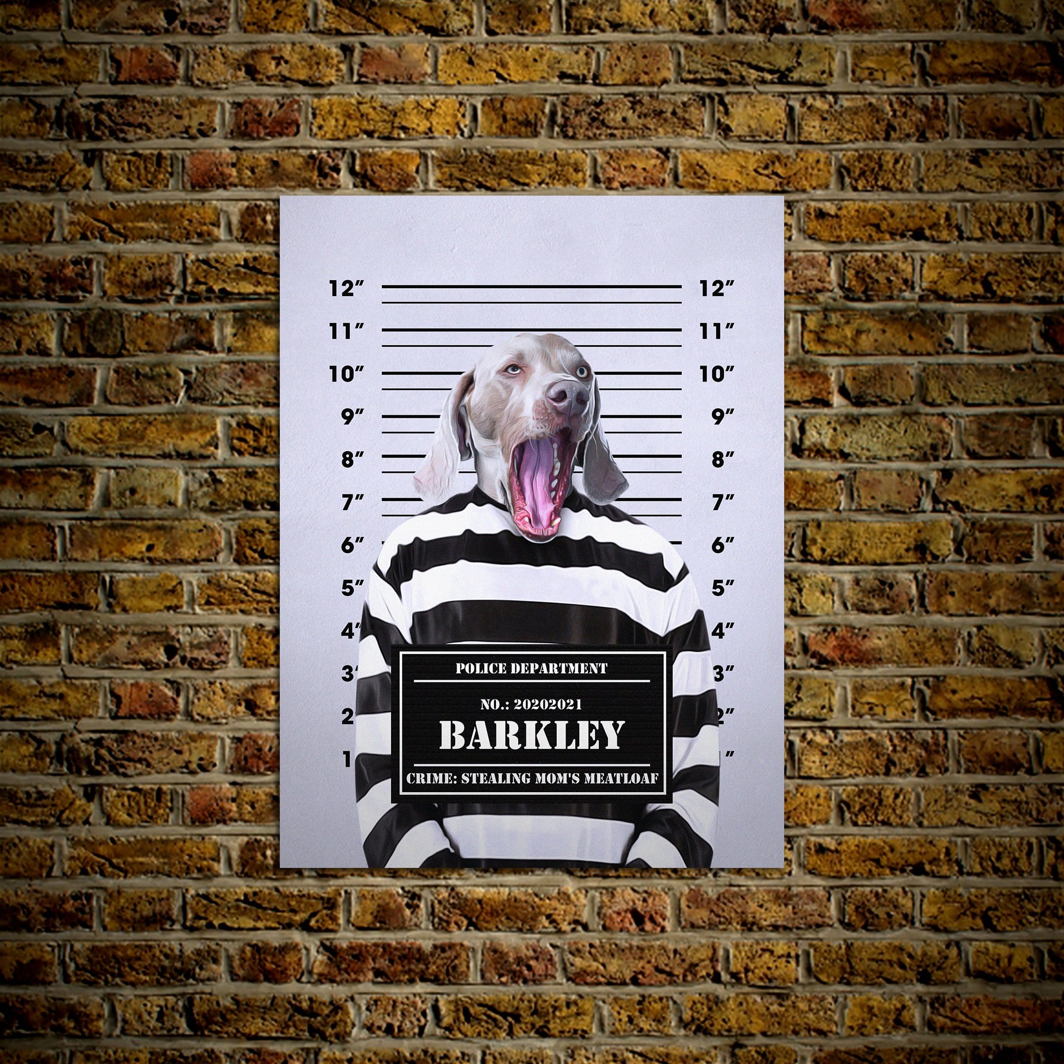 Póster Mascota personalizada &#39;The Guilty Doggo&#39;