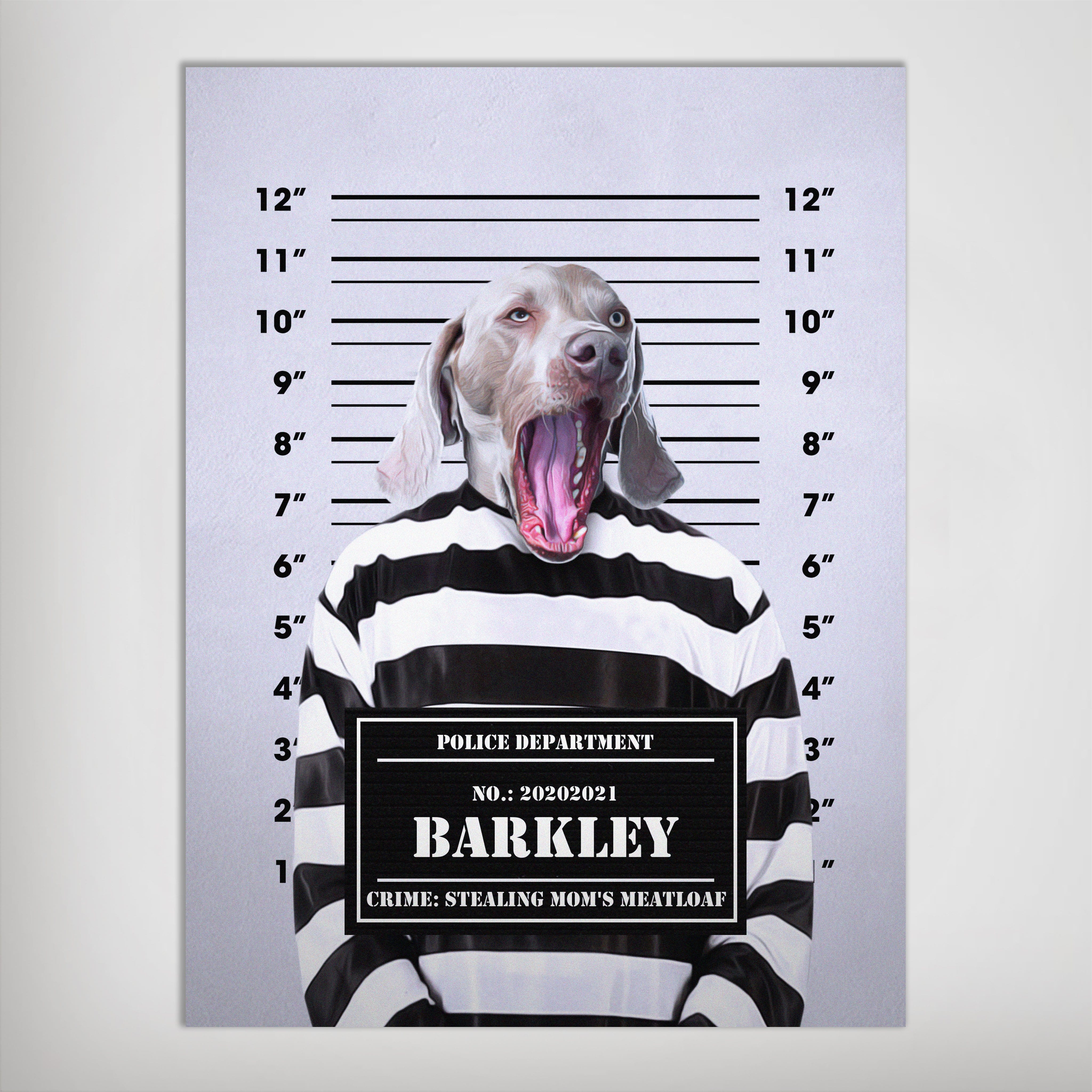 &#39;The Guilty Doggo&#39; Personalized Pet Poster